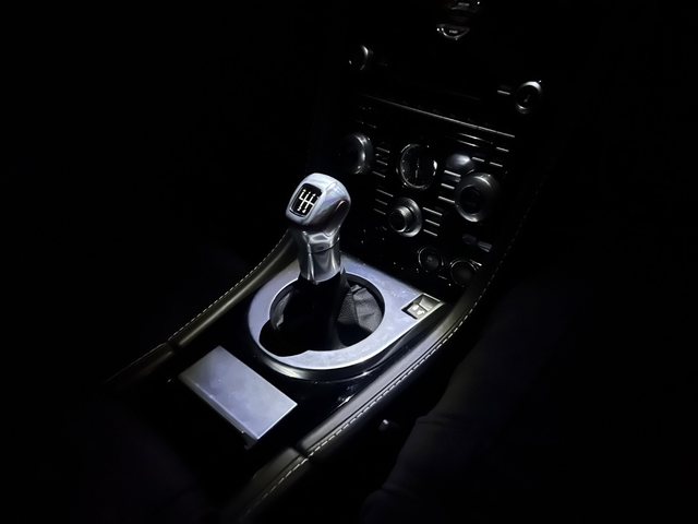 Interior of a vehicle in storage